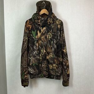 Remington Camo Coat Jacket with Hood Mens Sz XXL 2X Hunting Outdoors